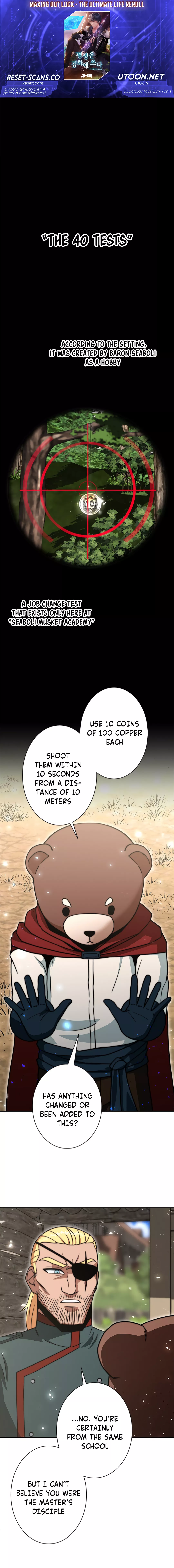 Maxing Out Luck: The Ultimate Life Reroll Chapter 08 Page 1