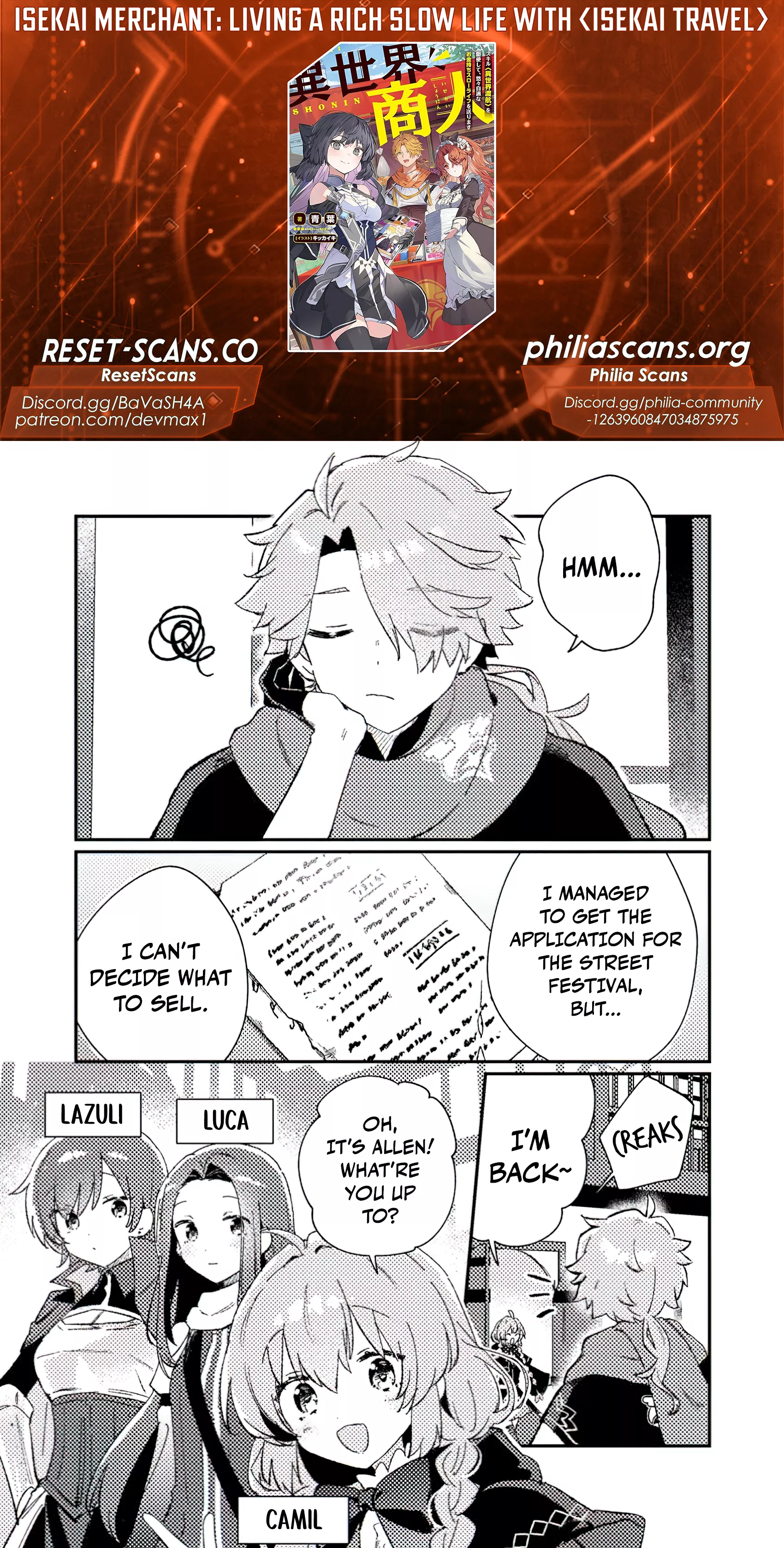 Isekai Merchant: Living a Rich Slow Life with <Isekai Travel> Chapter 04.1 Page 1