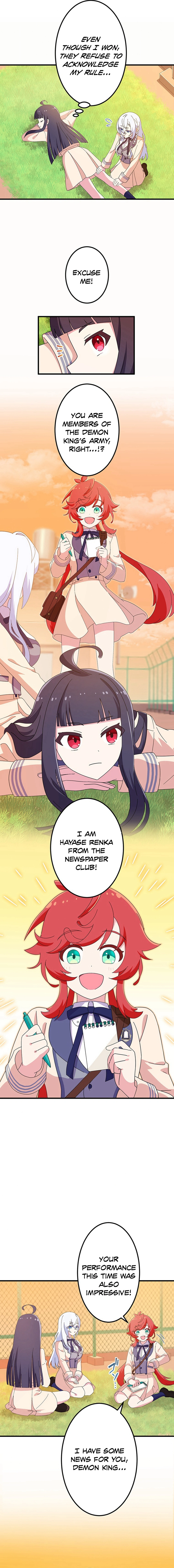 The Demon King Reincarnated as a Highschool Girl Chapter 07 Page 1