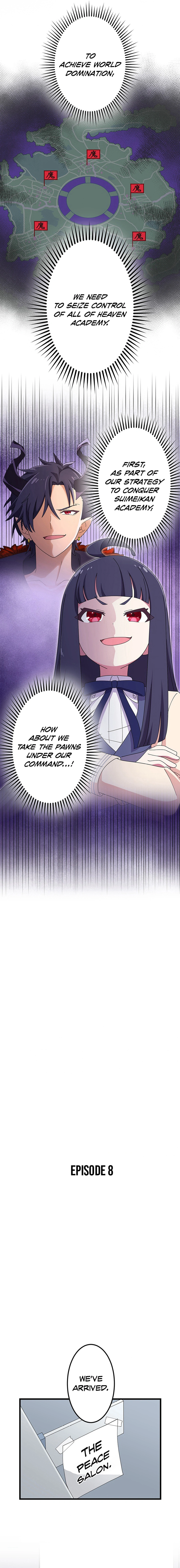 The Demon King Reincarnated as a Highschool Girl Chapter 08 Page 1