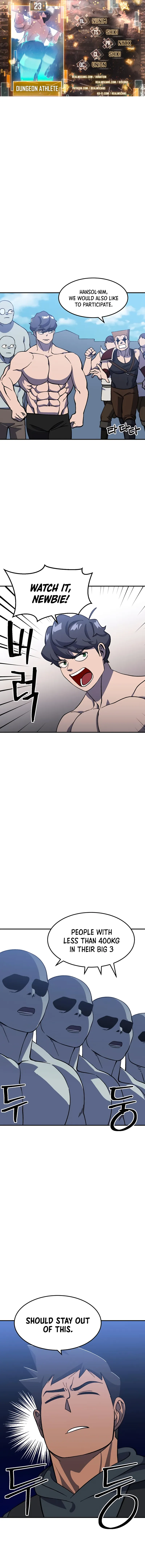 Dungeon Athlete Chapter 23 Page 1
