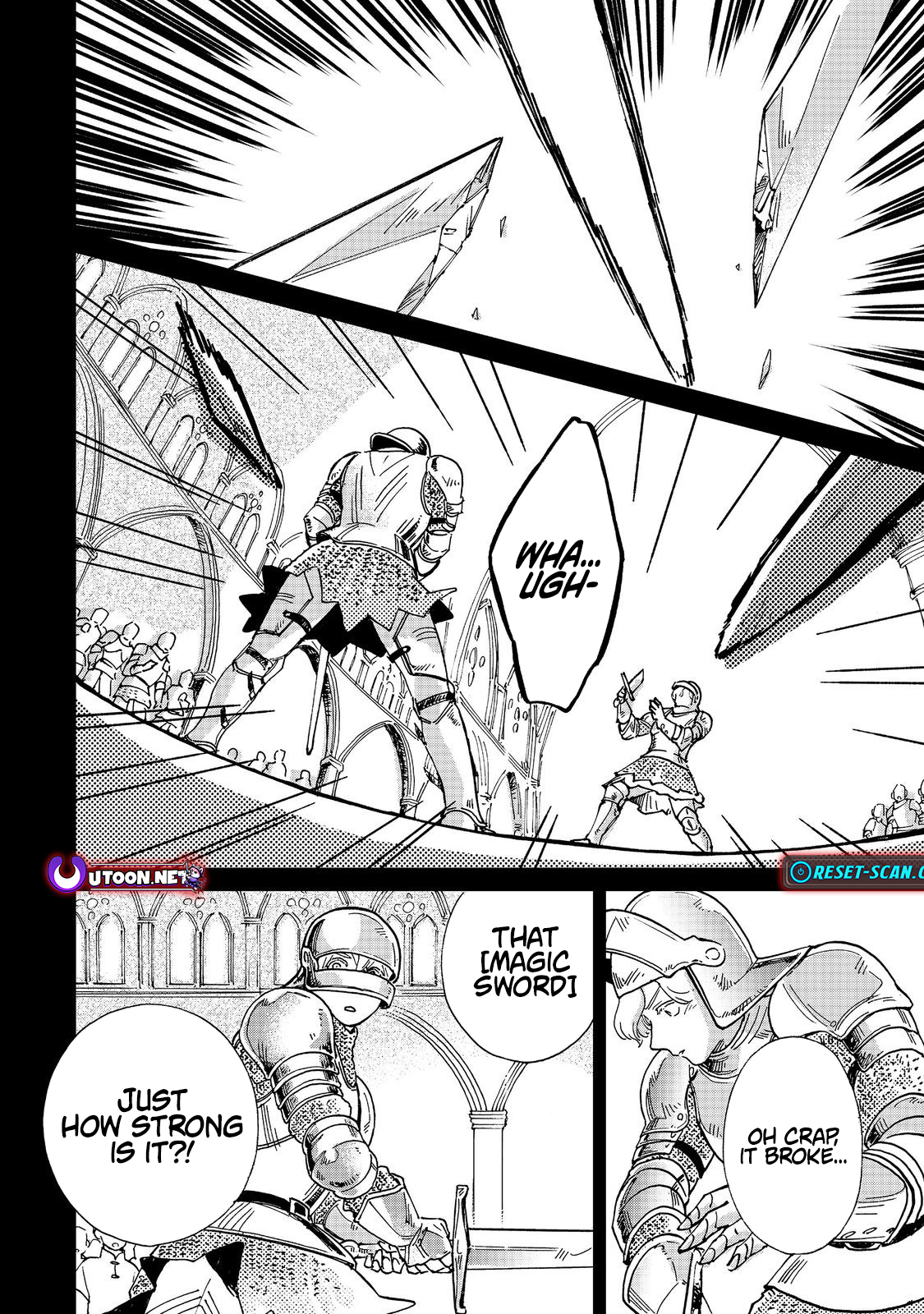 The Buff Cuisine Diner, A Roaring Success ~ "Old Men Are a Nuisance!" The Banished Enchanter Opens a Country Diner Using His Special Skills and Becomes a Hero's Go Chapter to Spot ~ "There are people who appreciate Bro's talents. Isn't it great that such a place exists!" - Chapter 03.2 Page 1