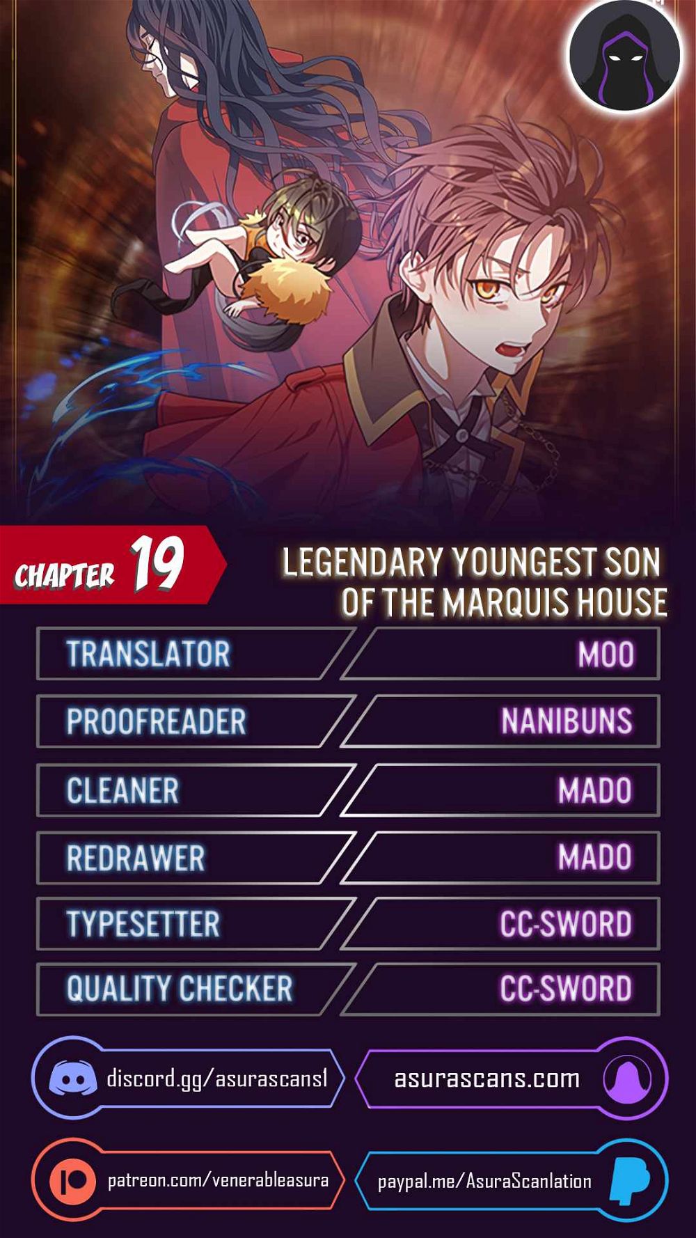 Legendary Youngest Son of the Marquis House Chapter 19 Page 1