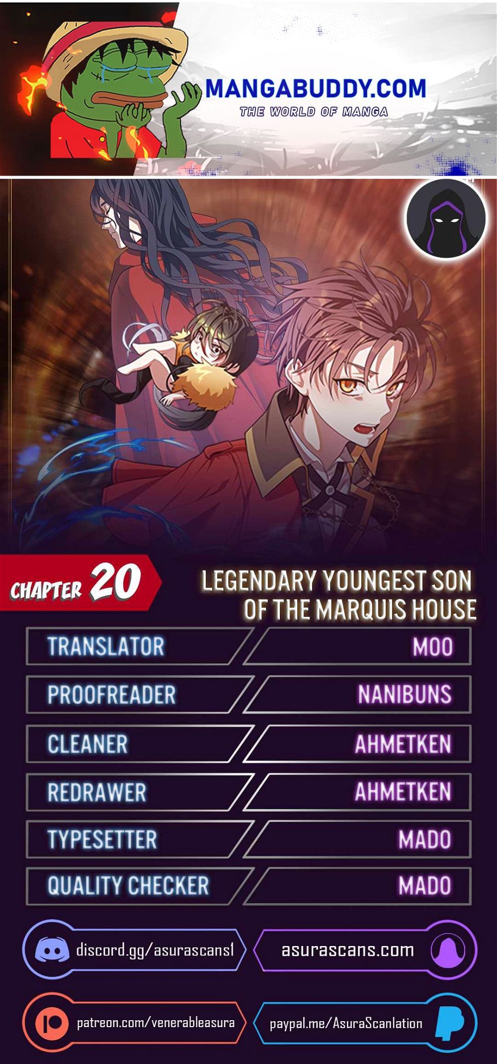 Legendary Youngest Son of the Marquis House Chapter 20 Page 1