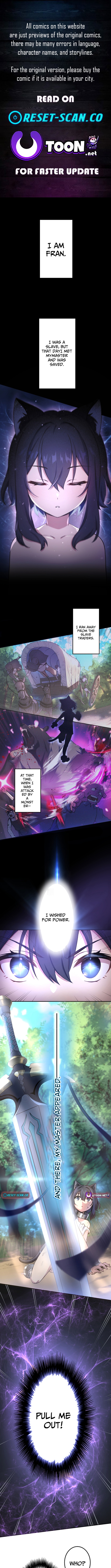 I Was a Sword When I Reincarnated (MangaToon) Chapter 01 Page 1