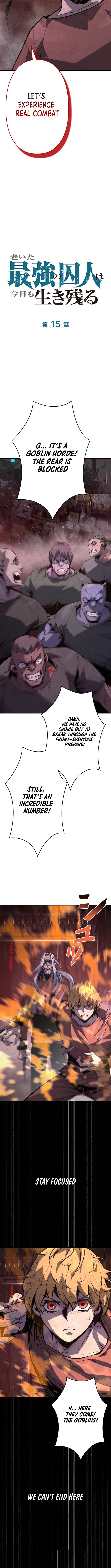The Aged Strongest Prisoner Survives Again Today Chapter 15 Page 1