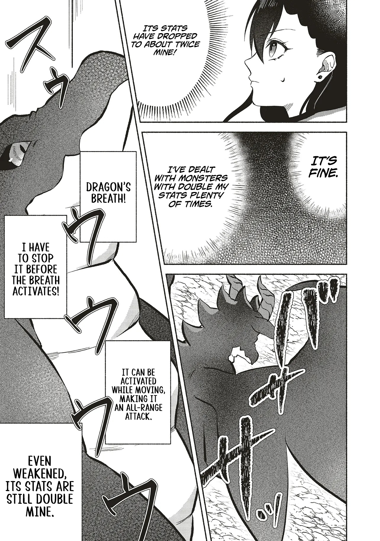 Three years had passed since I began living at the bottom of the abyss. In that time, I had evolved from a "White Mage" to a "Holy Witch". Chapter 03.2 Page 1