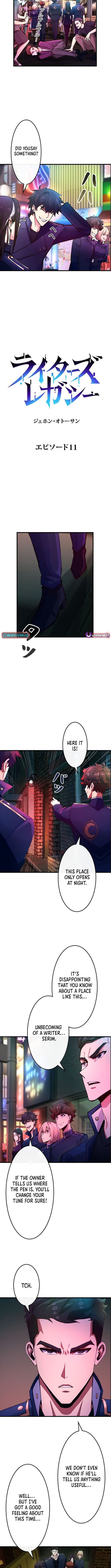 Writer’s Legacy Chapter 11 Page 1