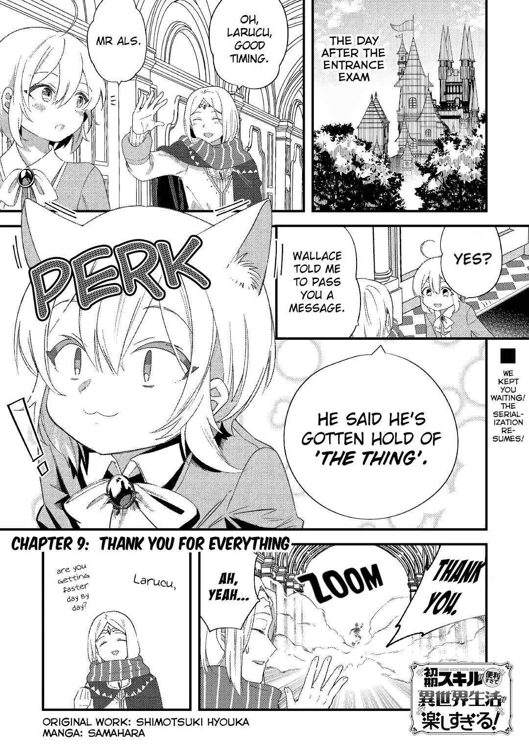 The Initial Skill Is Too Convenient and Life in the Otherworld Is Too Fun! Chapter 09 Page 1
