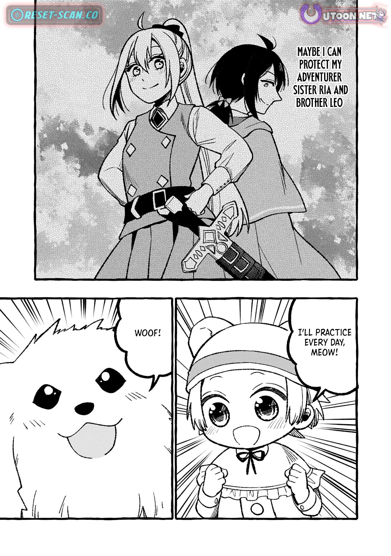 The Four Noble Siblings Won't Give Up! ~Even Though We're Little, We'll Protect Our Precious Family Together with Our Big Fluffy Friends! Chapter 02.2 Page 1