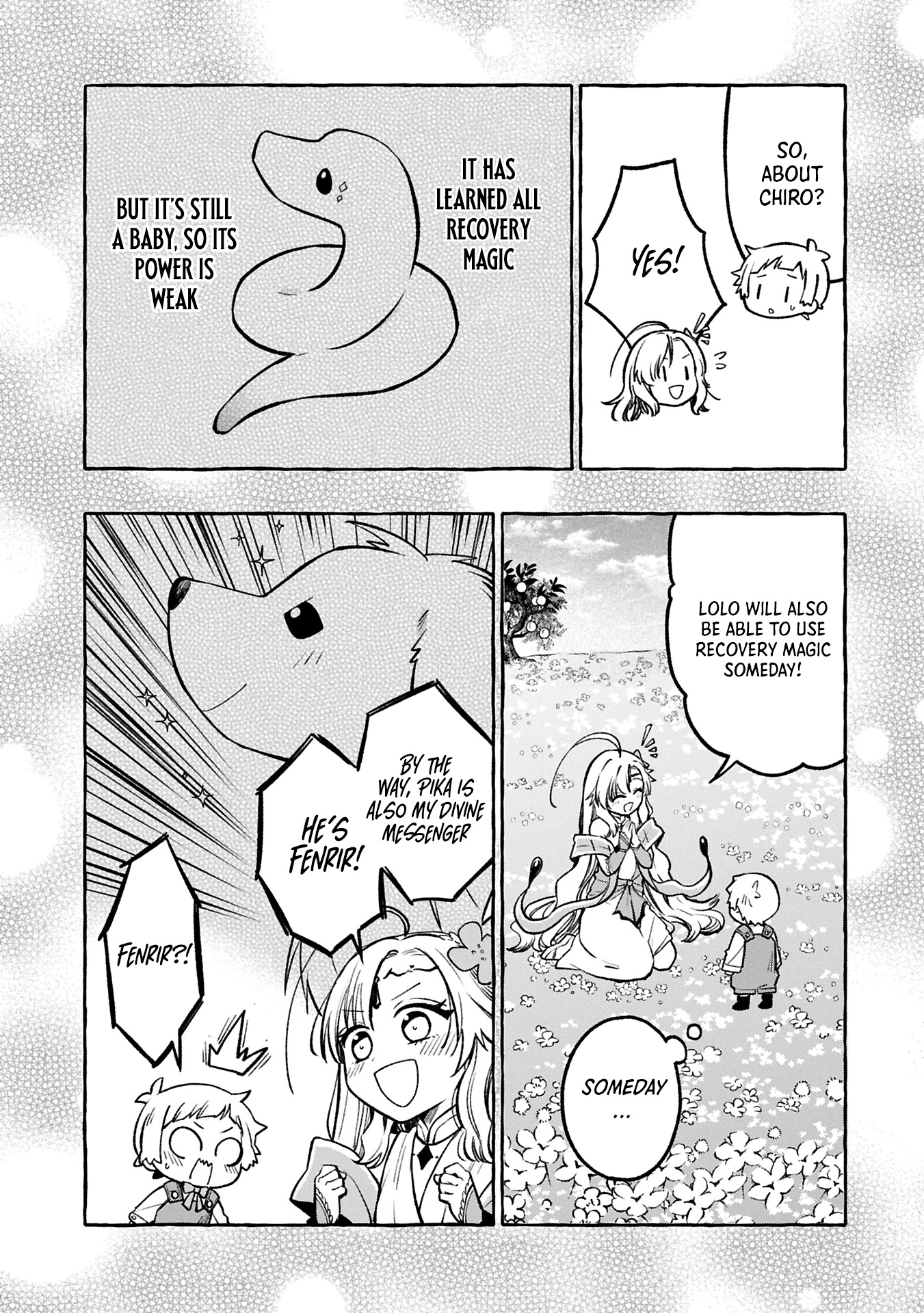 The Four Noble Siblings Won't Give Up! ~Even Though We're Little, We'll Protect Our Precious Family Together with Our Big Fluffy Friends! Chapter 03.1 Page 1