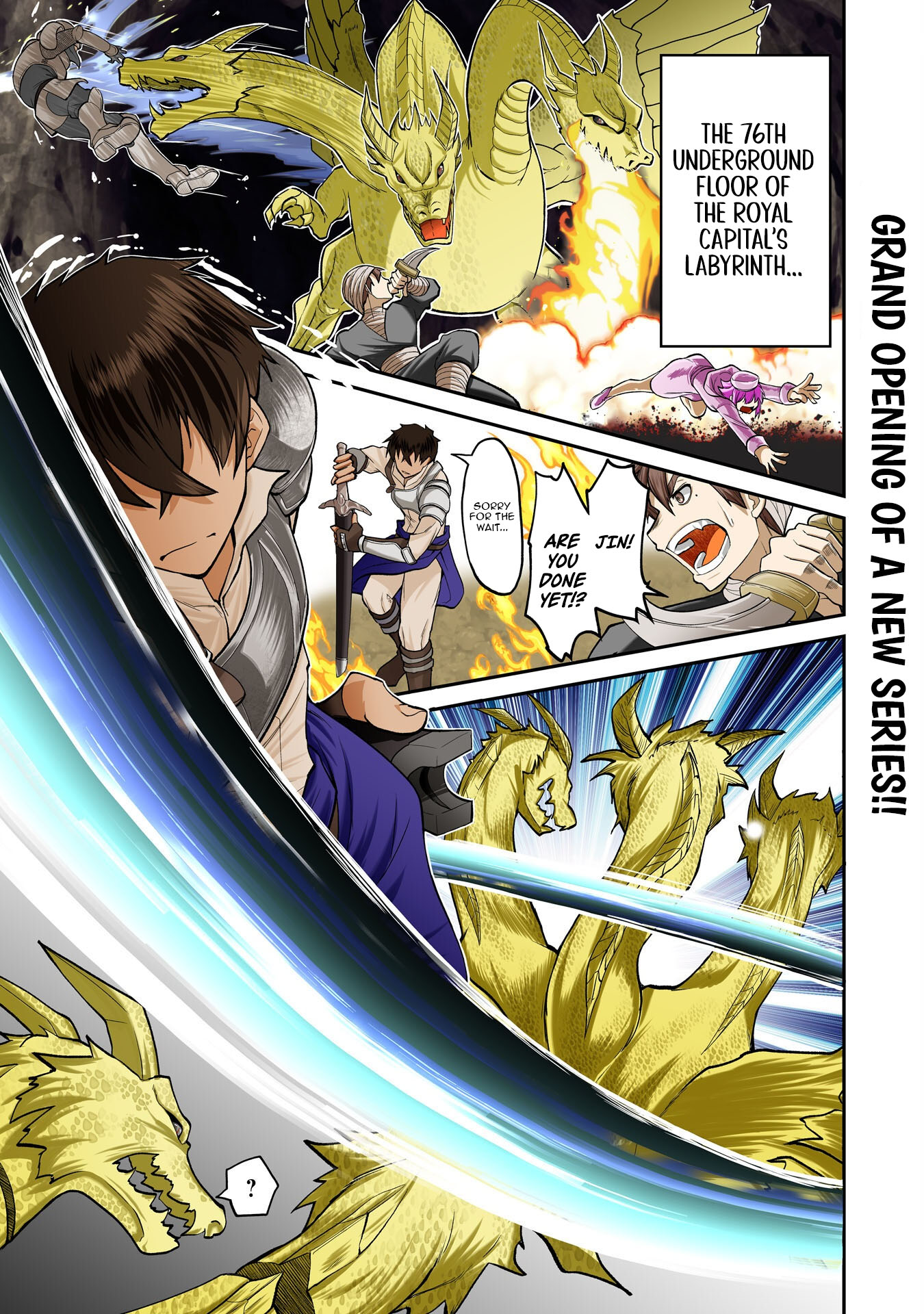 The Outcast Swordsman, Drawn to Power, Masters the Hidden Dungeon: Once Branded a Monster, the Former Adventurer Dominates in a Labyrinth Known Only to Him Chapter 01 Page 1