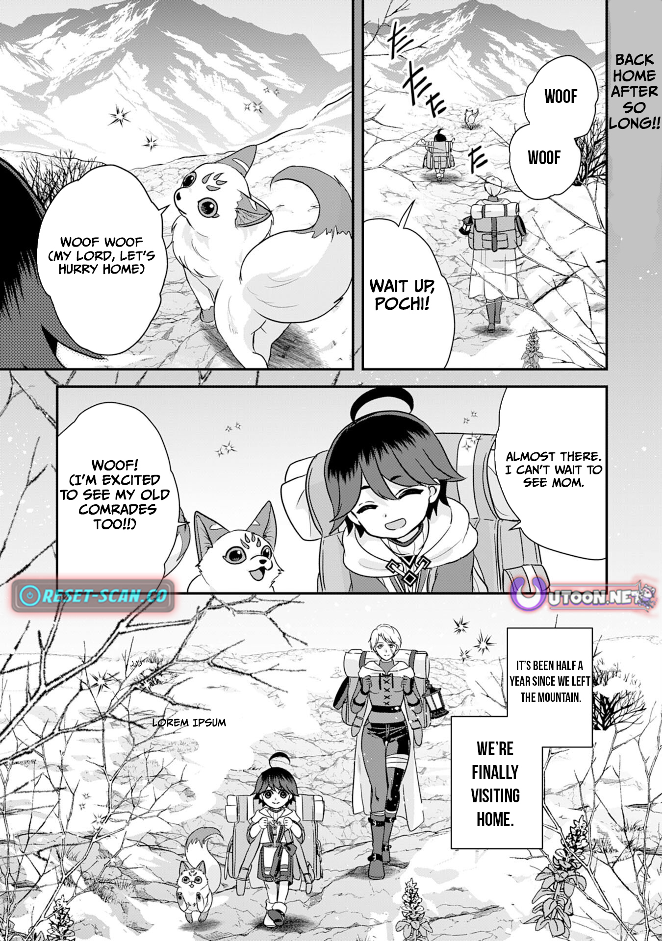 My Easygoing Otherworld Life Raised in the Mountains ~ Pampered by Fluffy and Strongest Beings, Enjoying My Second Life to the Fullest ~ Chapter 11 Page 1