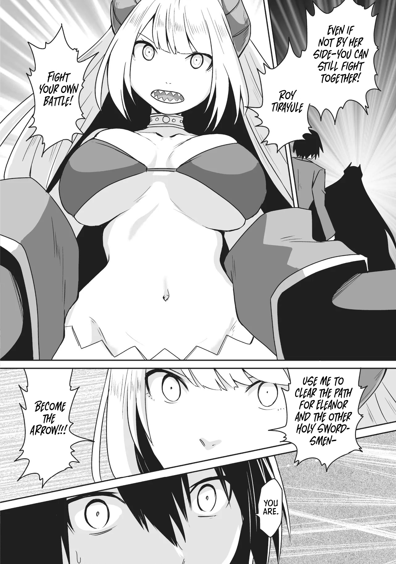 The Boy Beloved by the Bow in a World Where Holy Swords Reign Supreme: Supporting Holy Swordsmen with Power Granted by the Sealed Demon King Chapter 08.3 Page 1