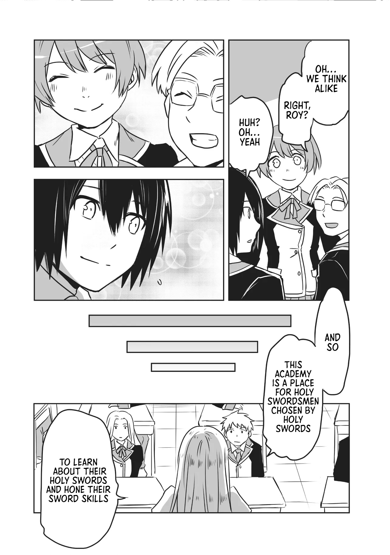 The Boy Beloved by the Bow in a World Where Holy Swords Reign Supreme: Supporting Holy Swordsmen with Power Granted by the Sealed Demon King Chapter 03.2 Page 1