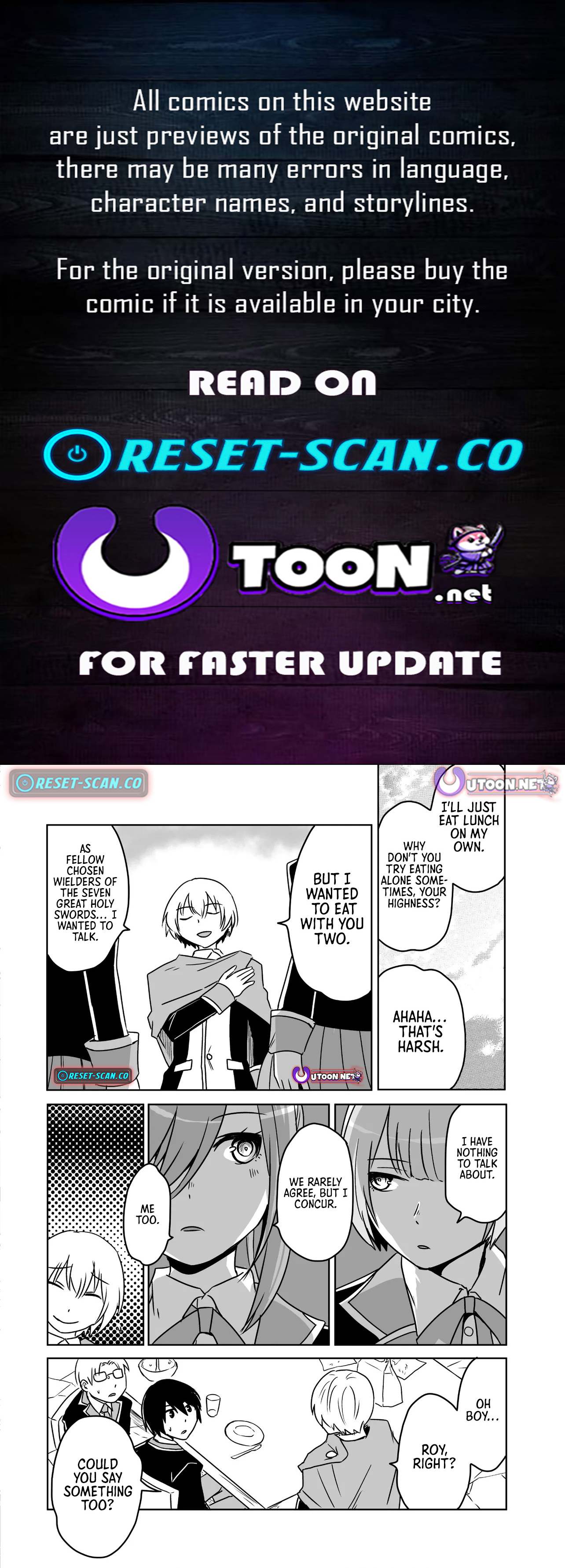 The Boy Beloved by the Bow in a World Where Holy Swords Reign Supreme: Supporting Holy Swordsmen with Power Granted by the Sealed Demon King Chapter 06.3 Page 1
