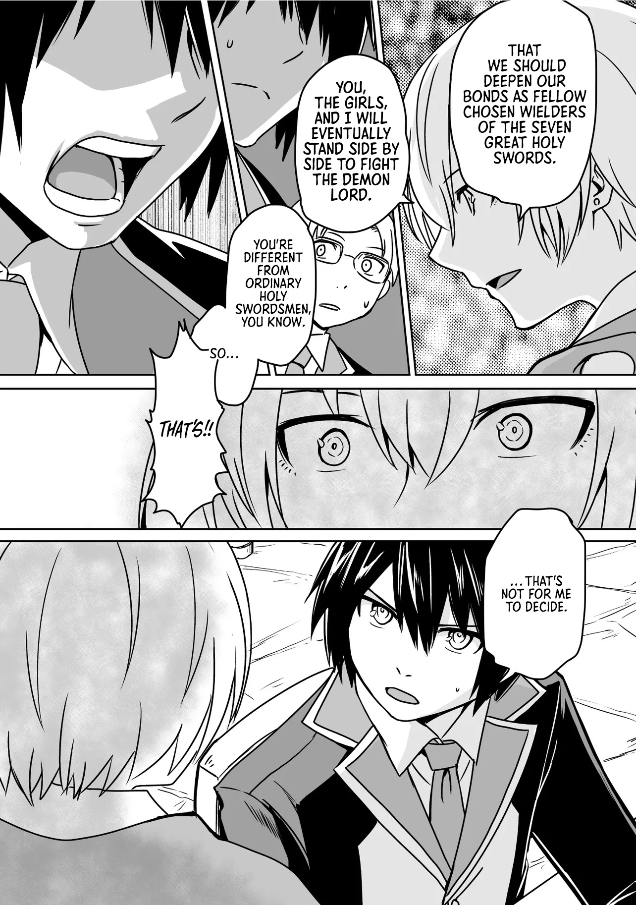 The Boy Beloved by the Bow in a World Where Holy Swords Reign Supreme: Supporting Holy Swordsmen with Power Granted by the Sealed Demon King Chapter 06.3 Page 1