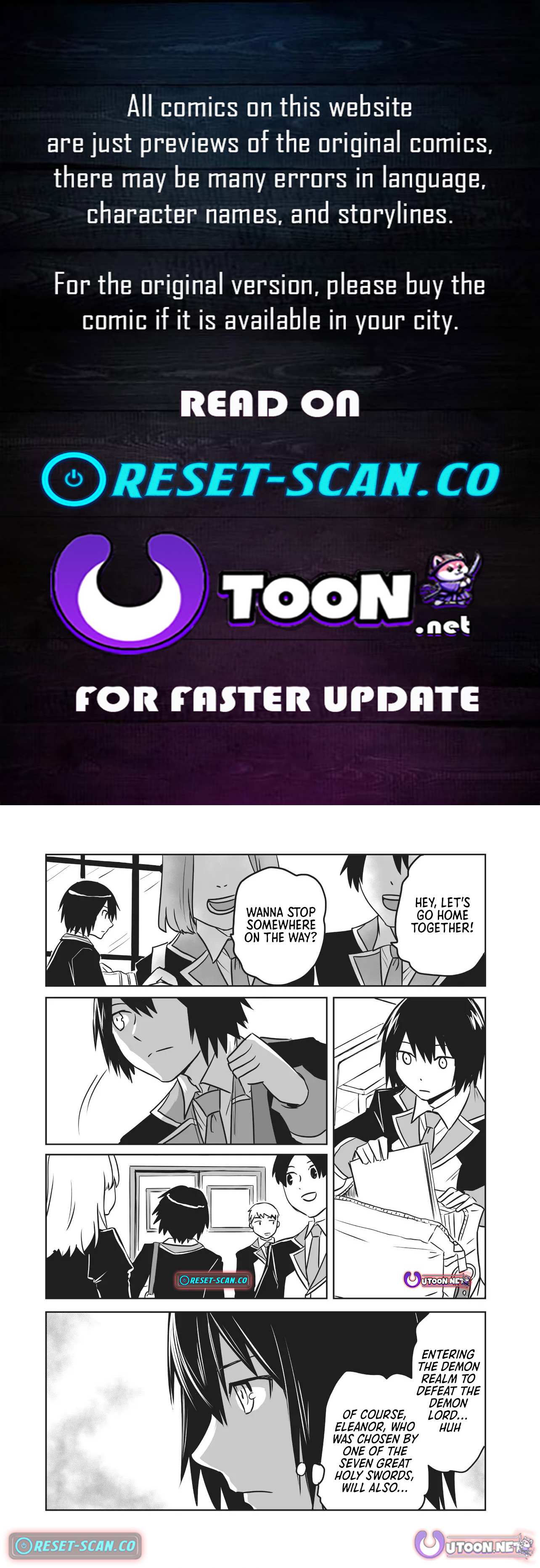 The Boy Beloved by the Bow in a World Where Holy Swords Reign Supreme: Supporting Holy Swordsmen with Power Granted by the Sealed Demon King Chapter 03.3 Page 1