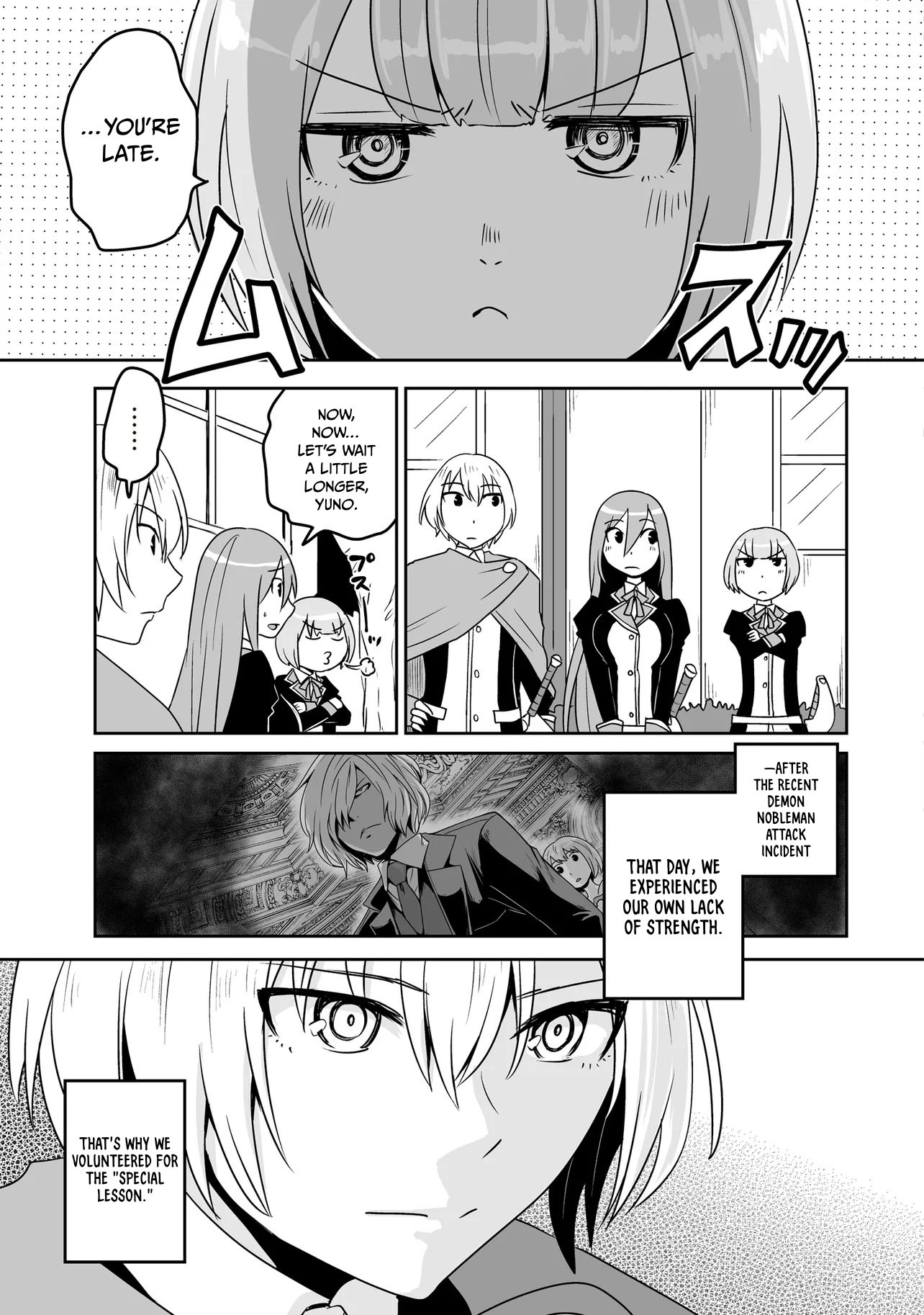 The Boy Beloved by the Bow in a World Where Holy Swords Reign Supreme: Supporting Holy Swordsmen with Power Granted by the Sealed Demon King Chapter 12.2 Page 1