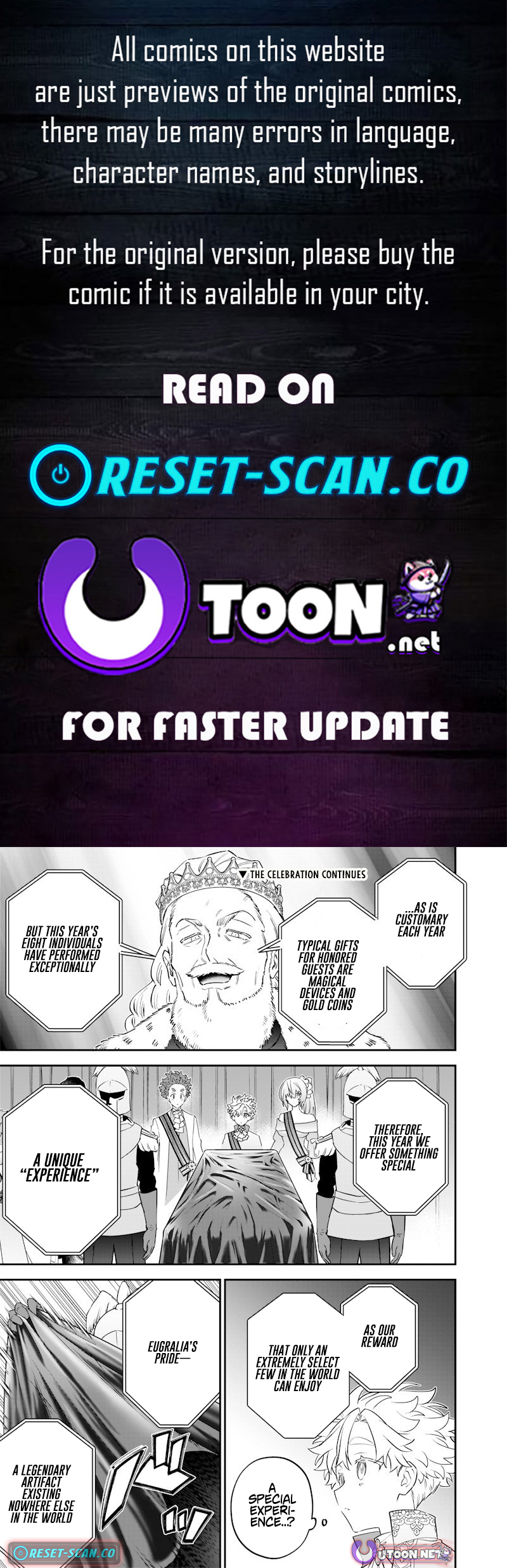 The Only in the World, Omnipotent Wizard Chapter 61 Page 1