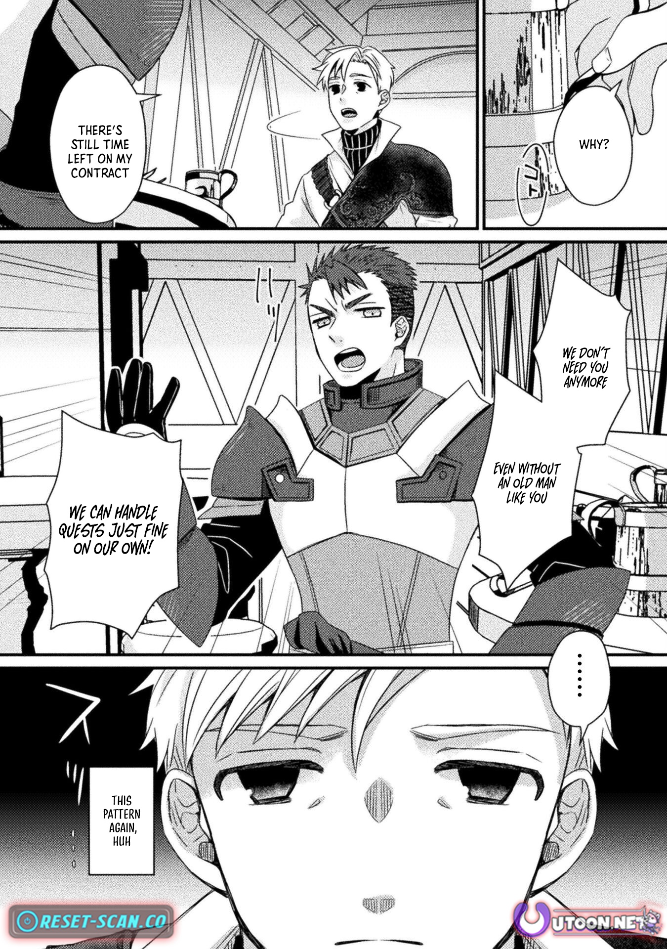 A middle Chapter aged adventurer who devoted himself to support to strengthen his companions - Chapter 01 Page 1