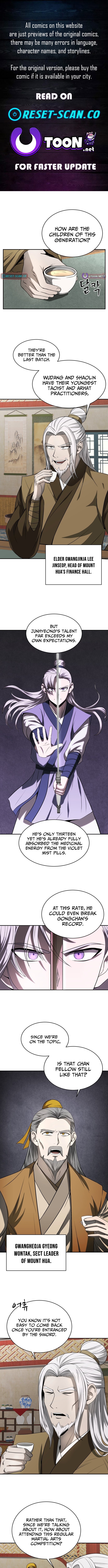 Mount Hua Sect's Greatest Genius Chapter 06 Page 1