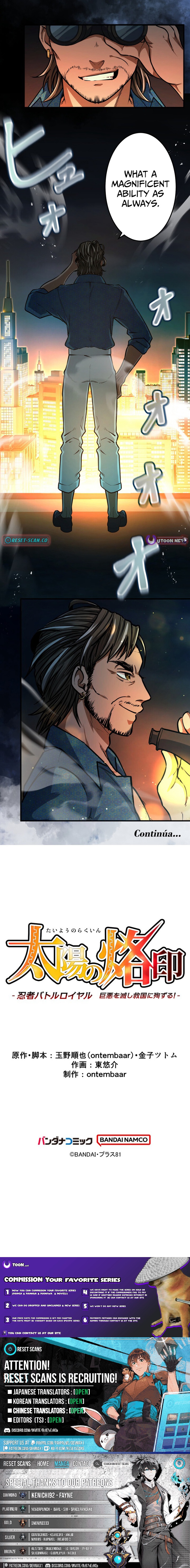 Brand of the Sun Chapter Ninja Battle Royal: Destroy Great Evil and Die for the Salvation of the Nation! - Chapter 02 Page 1