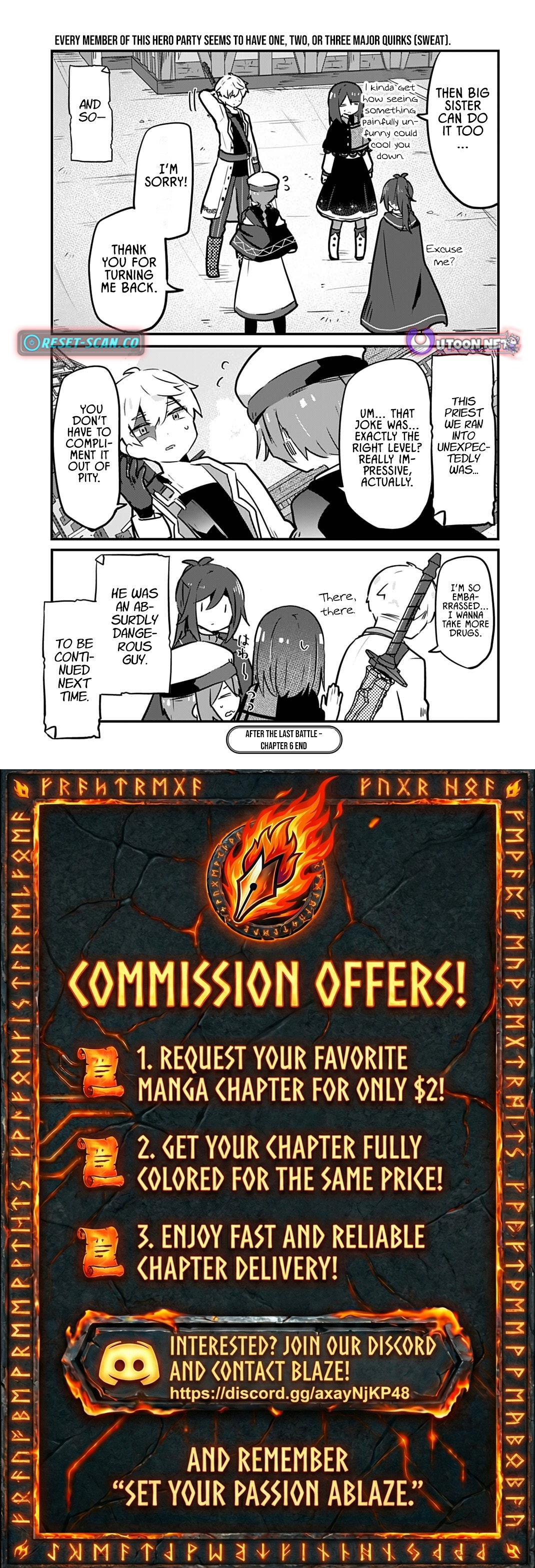 After the Last Battle: The Level 99 Worn Chapter Out Hero Goes on a Journey for Mental Care - Chapter 06 Page 1