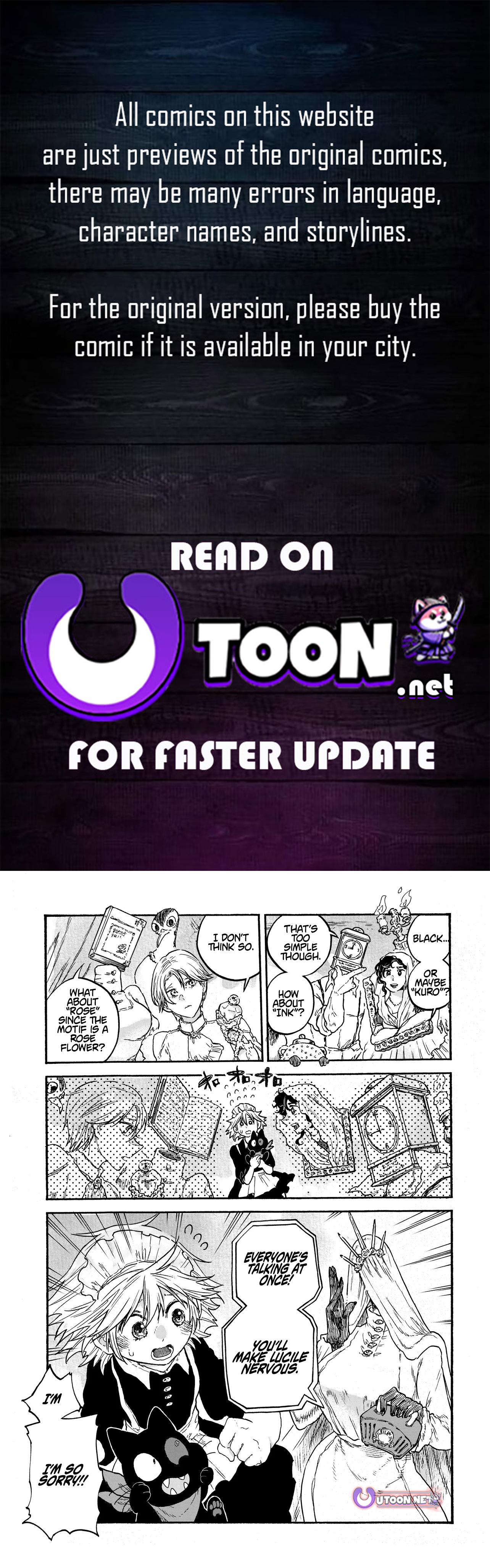 Welcome to The Raison D'etre Antique Shop Chapter 02.2 Page 1