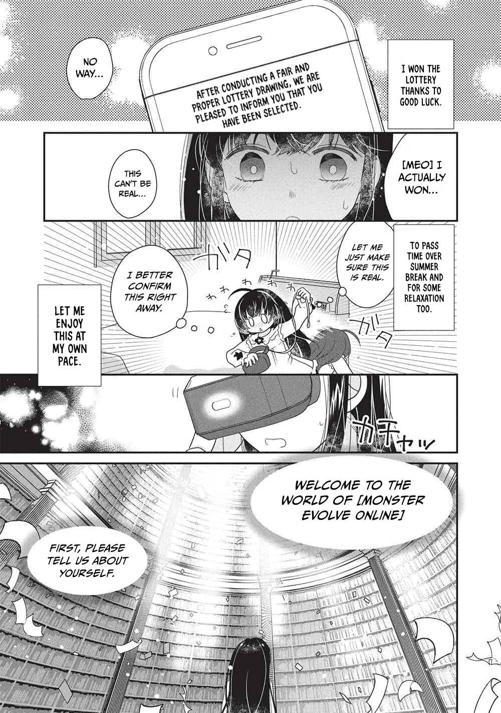 Slime Master Chapter chan’s VRMMO - Chapter 01 Page 1