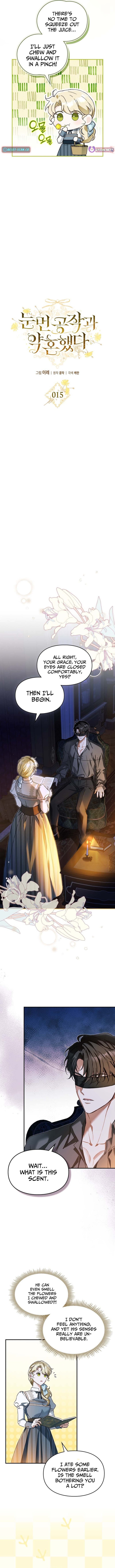I got engaged to the blind duke Chapter 15 Page 1