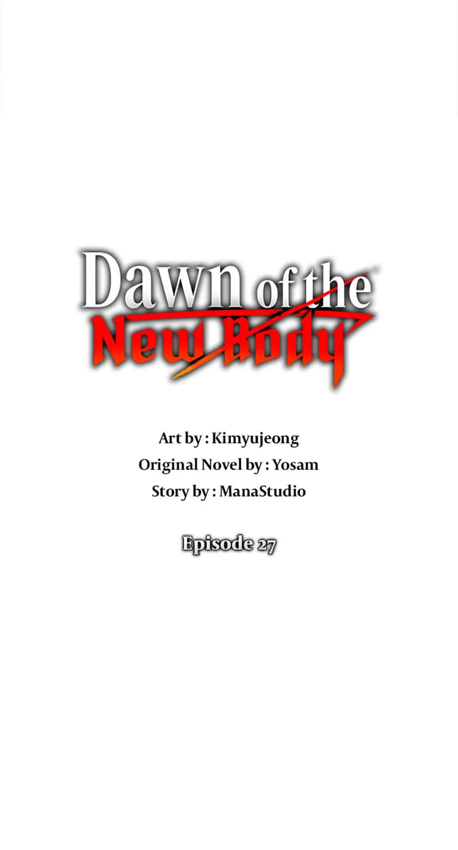 Dawn of the New Body Chapter 27 Page 1