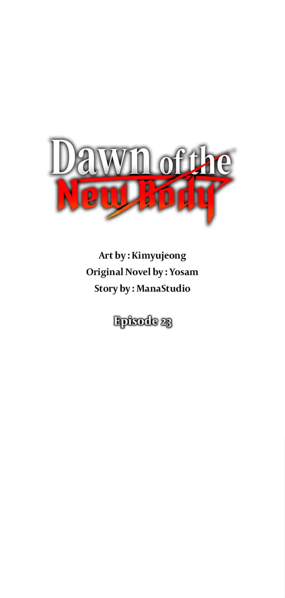 Dawn of the New Body Chapter 23 Page 1