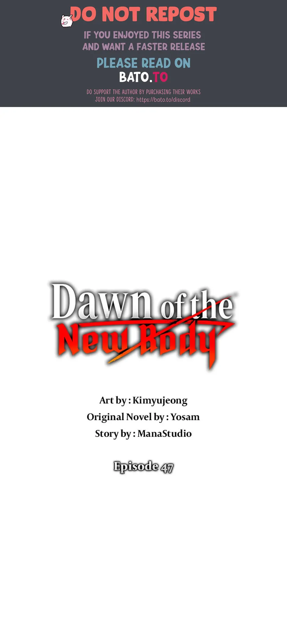 Dawn of the New Body Chapter 47 Page 1