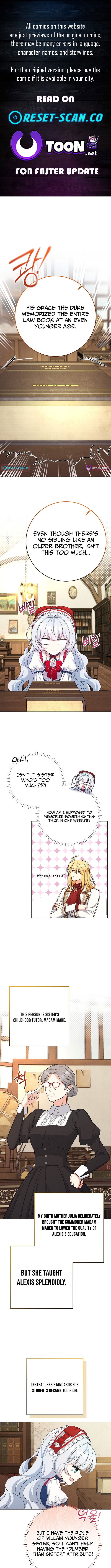 How the Villain Younger Sister Survives Chapter 20 Page 1