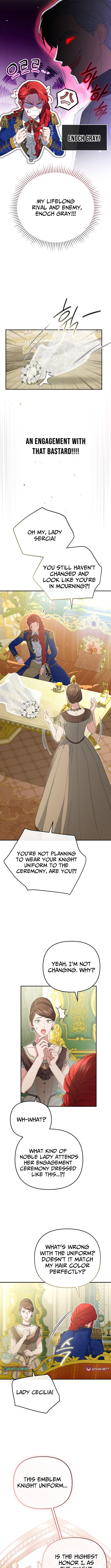 Enemies Meet at the Engagement Ceremony Chapter 01 Page 1