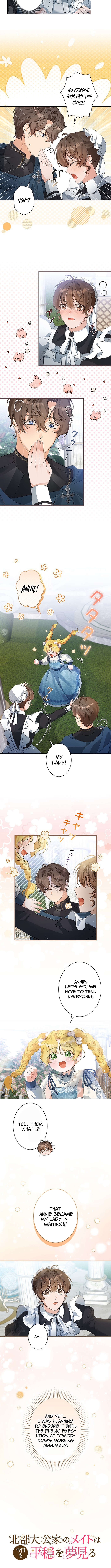 The Maid of the Northern Grand Duke's House Dreams of Peace Today Too Chapter 14 Page 1