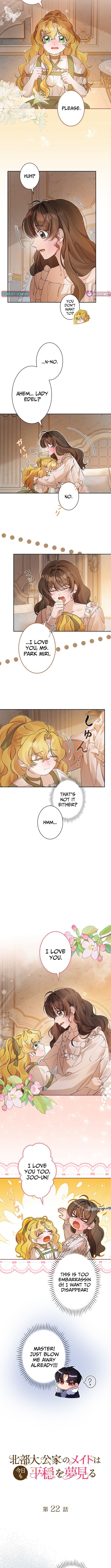 The Maid of the Northern Grand Duke's House Dreams of Peace Today Too Chapter 22 Page 1