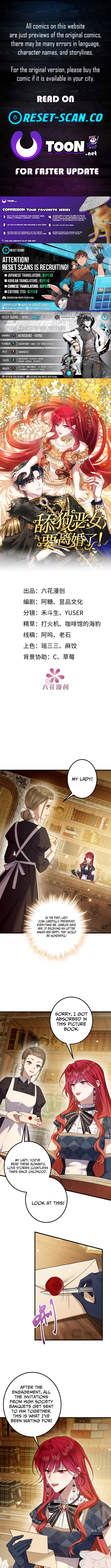 The Simp Villainess Is Getting a Divorce! Chapter 08 Page 1