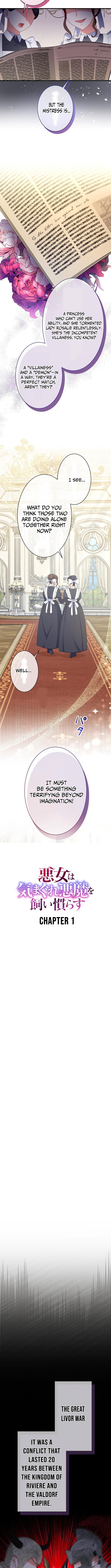 The Villainess Tames a Capricious Demon Chapter 01 Page 1