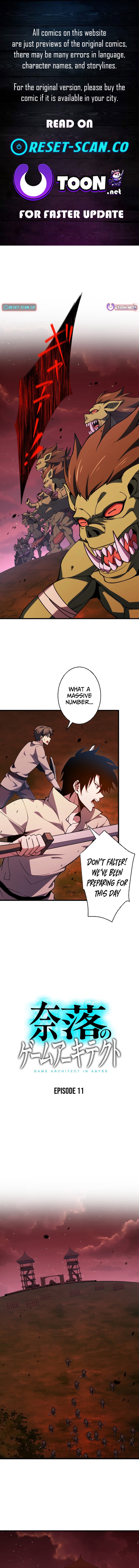 The Game Architect of the Abyss Chapter 11 Page 1