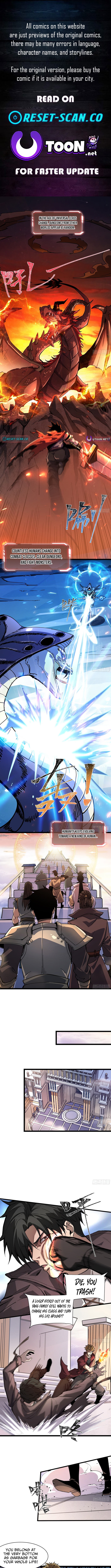 Universal Class Change: Summoning the Death Queen at the Start Chapter 01 Page 1