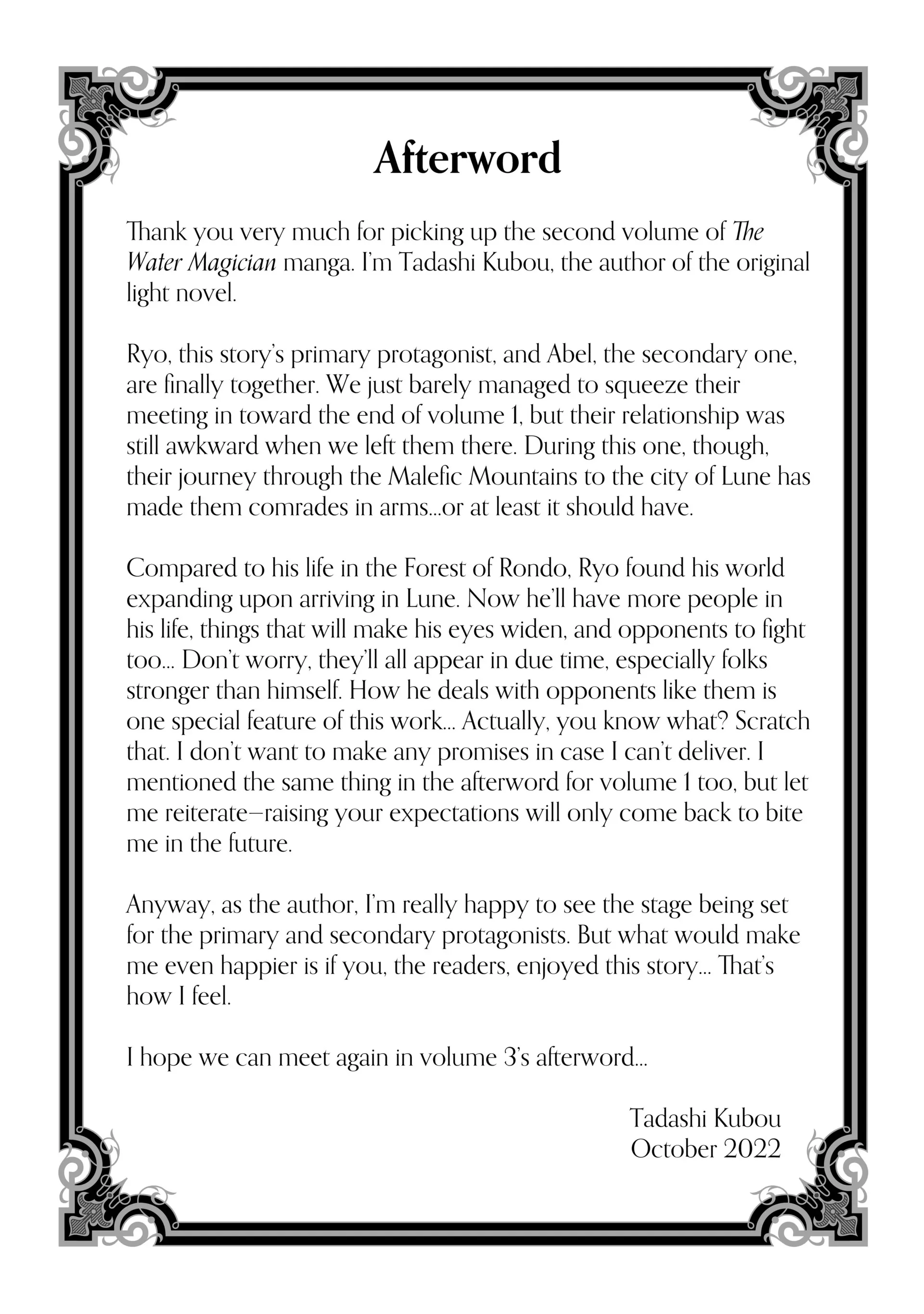 Water attribute Magician Chapter 10.6 Page 1
