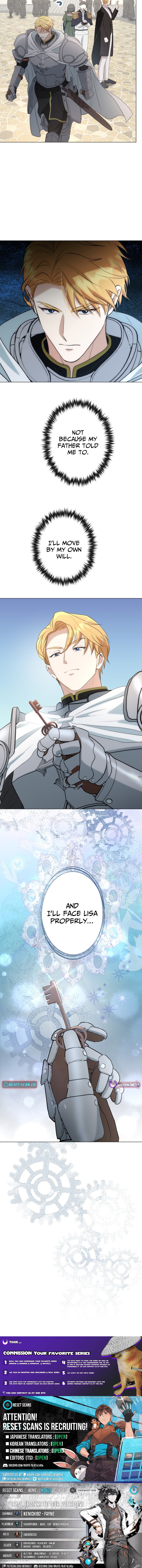 The Falsely Accused Villainess Can't Escape the Knight! Chapter 10 Page 1