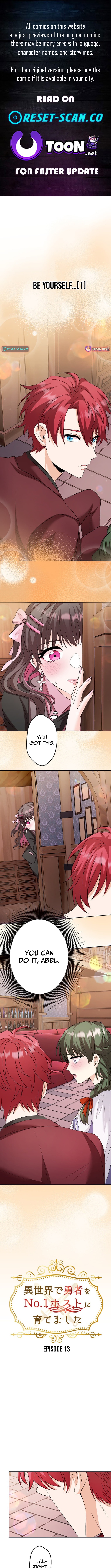 I Raised the Hero to Be the No.1 Host in Another World Chapter 13 Page 1