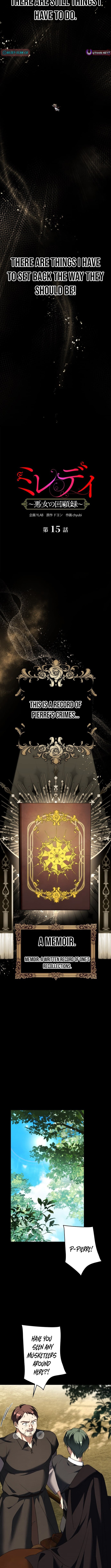 Milady: Memoirs of a Villainess Chapter 15 Page 1