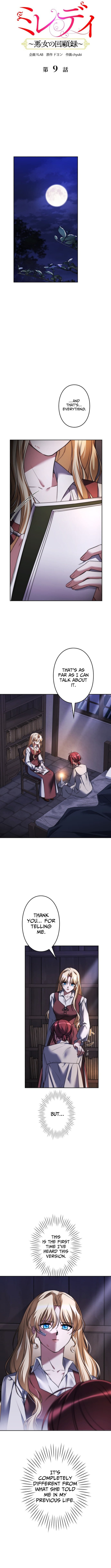 Milady: Memoirs of a Villainess Chapter 09 Page 1