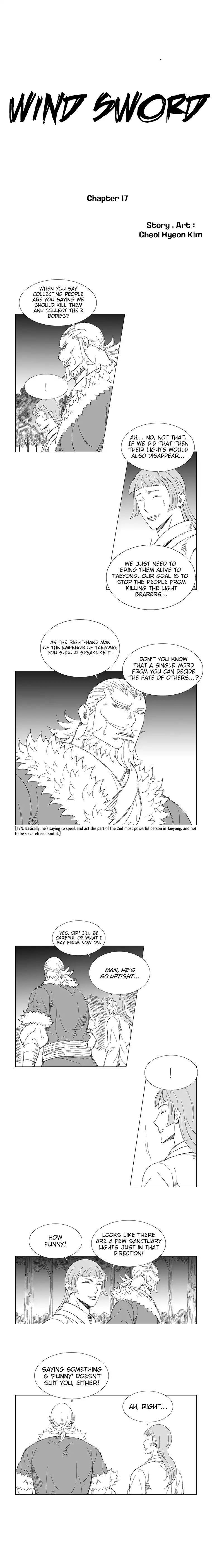Wind Sword Chapter 17 Page 1